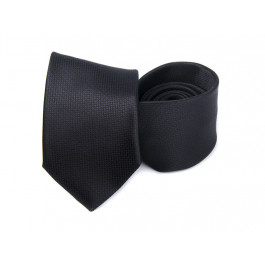 Cravata neagra texturata uni